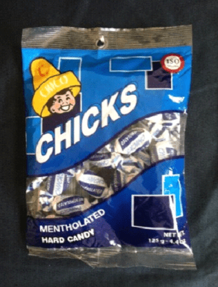 Chicks Mentholated Hard Candy